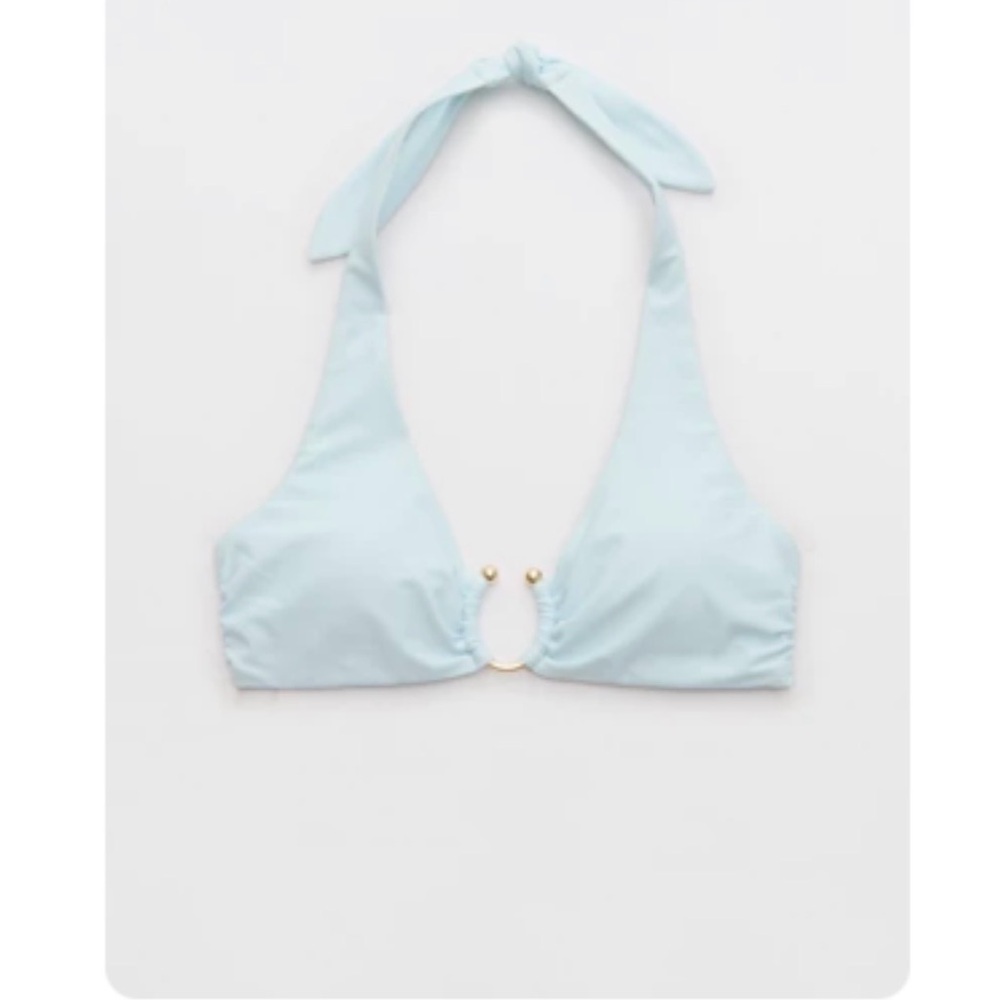 Aerie Light Blue Bikini Top